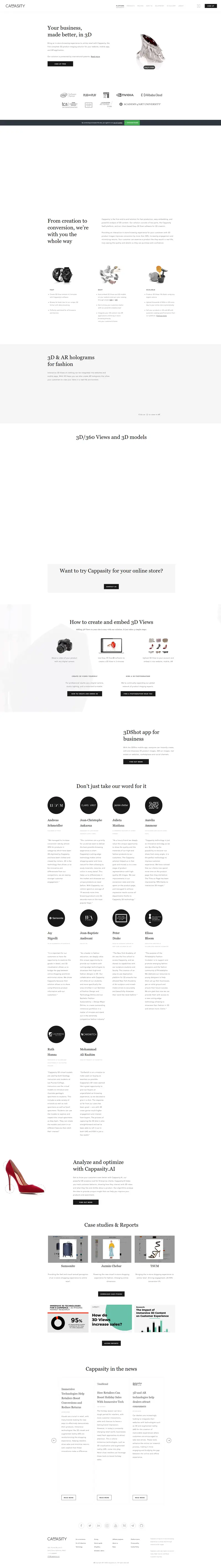 cappasity.com website screenshot