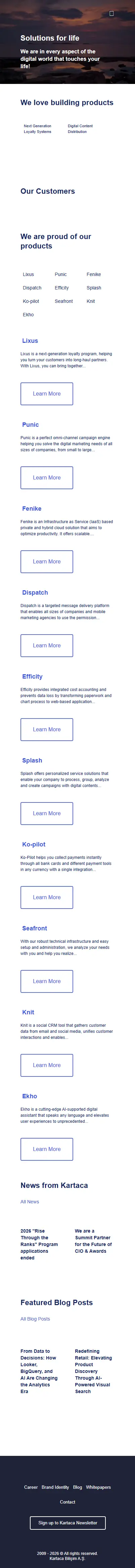 kartaca.com website screenshot