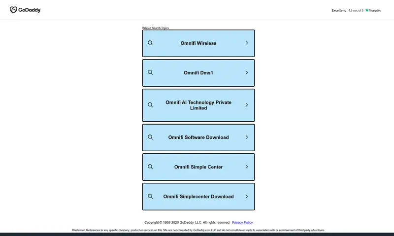 omnifi.in — SaaS website design screenshot