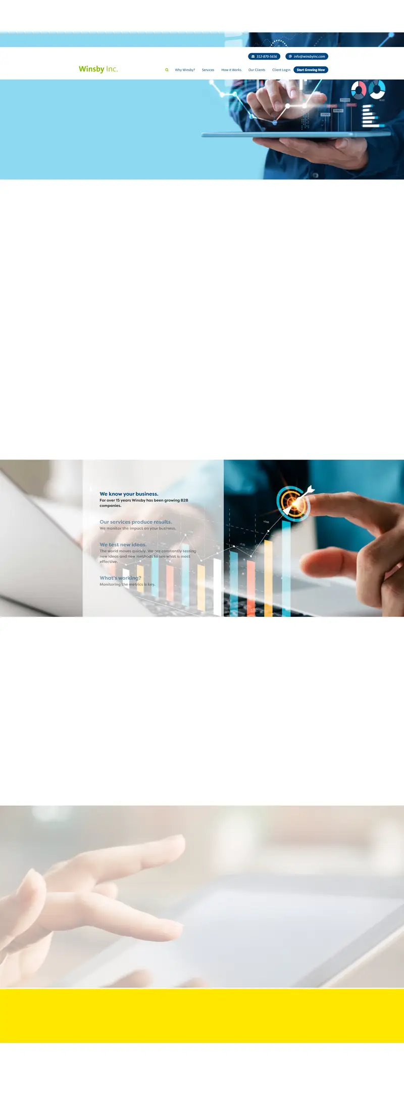 Top SEO Company and B2B Marketing Service Provider — SaaS/Software Product website design screenshot